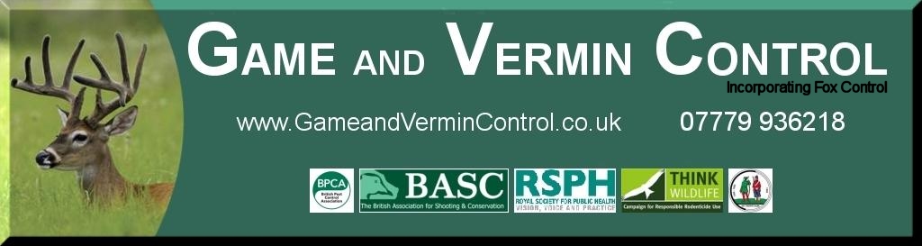Game and Vermin Control - Home Page Banner